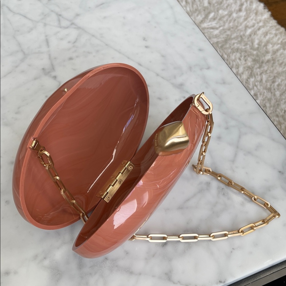 Cult Gaia Eviana Clutch with Gold Chain - Picture 7 of 9